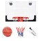 Over-The-Door Mini Basketball Hoop Includes Basketball & Hand Pump